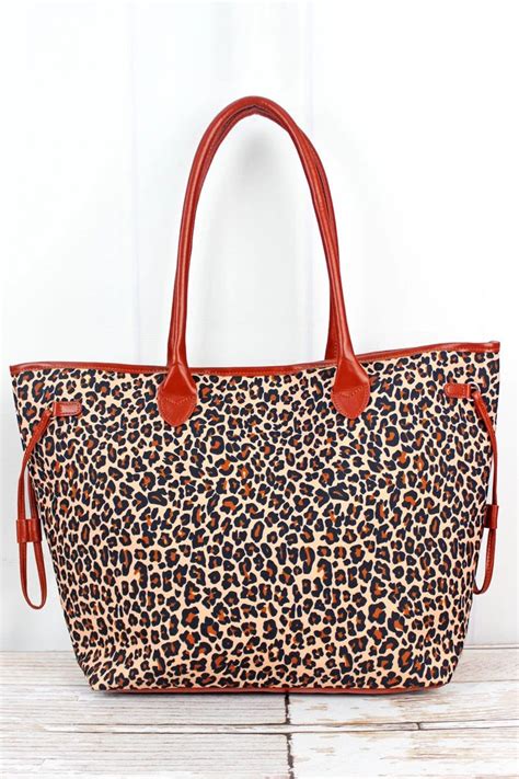 LEOPARD TOTEBAG .